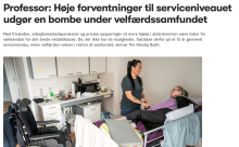 Høje forventninger til serviceniveauet udgør en bombe under velfærdssamfundet