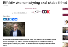 Effektiv økonomistyring skal skabe frihed