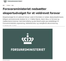 Ekspertudvalget for et veldrevet forsvar rustet til fremtiden